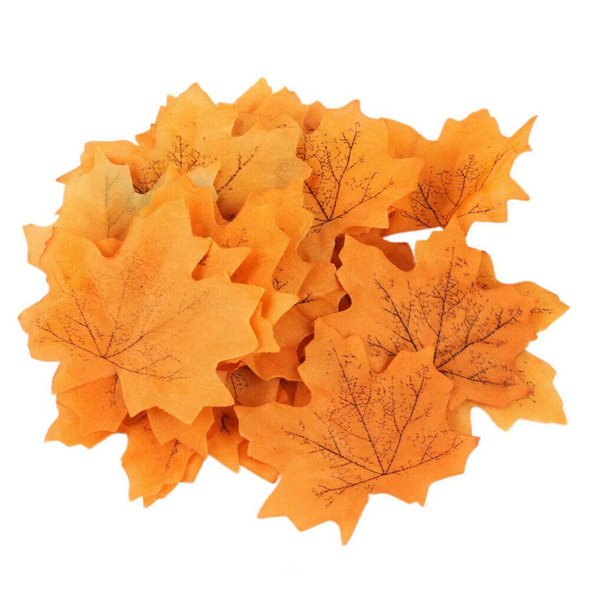 Artificial Autumn Maple Leaves – 100 or 200 Piece Fall Decor Set thumbnail 8