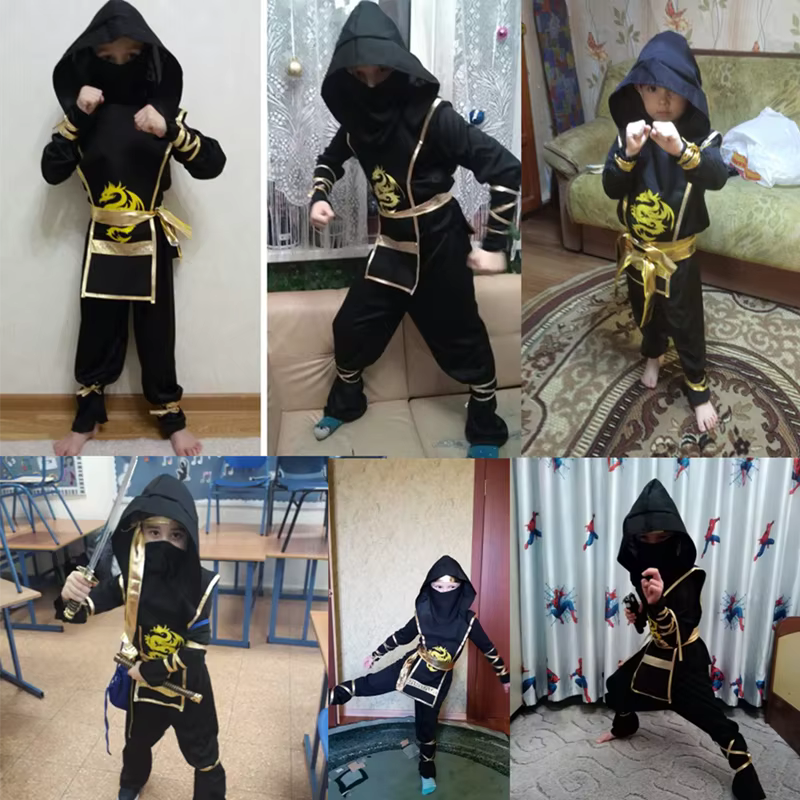 Kids' Ninja Costume Set thumbnail 5