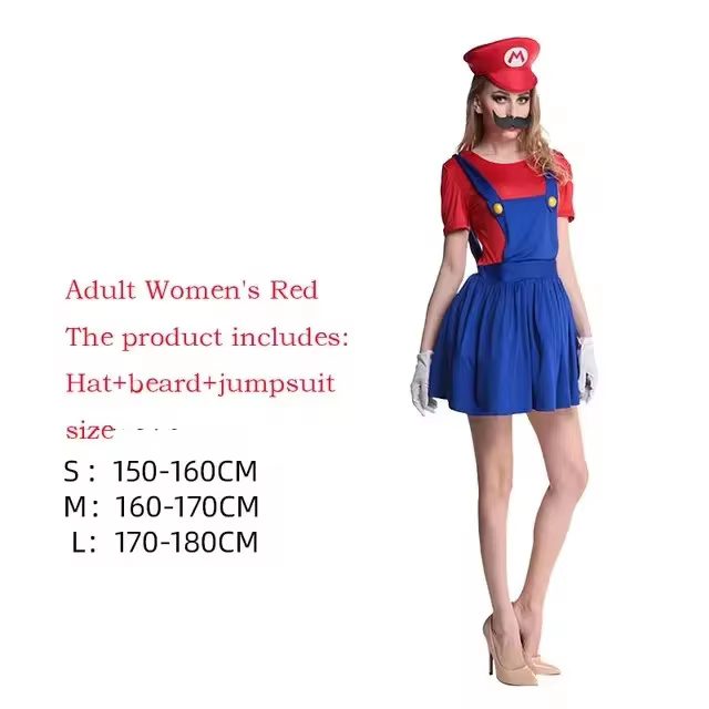 Adult Green Plumber Costume with Hat and Mustache thumbnail 11