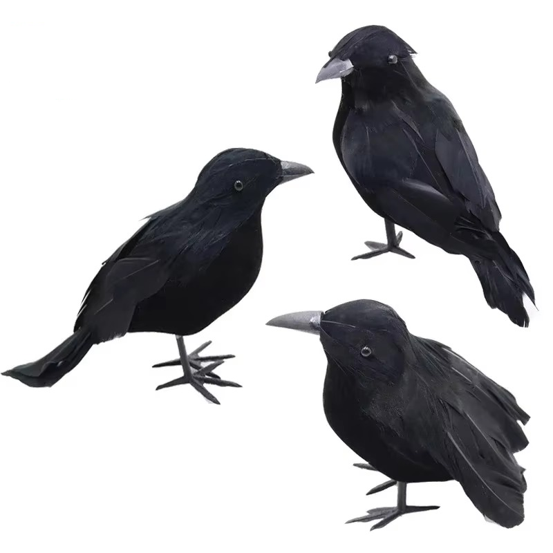 Artificial Halloween Crows thumbnail 9
