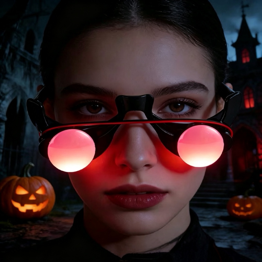 Halloween Red Glowing-Eye Glasses thumbnail 5