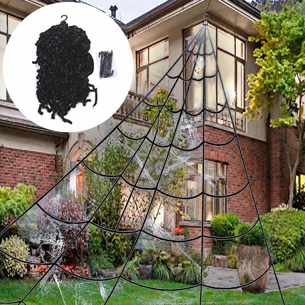 Large Halloween Spiderweb — 5 m (≈ 16 ft 4.9 in) — product photo