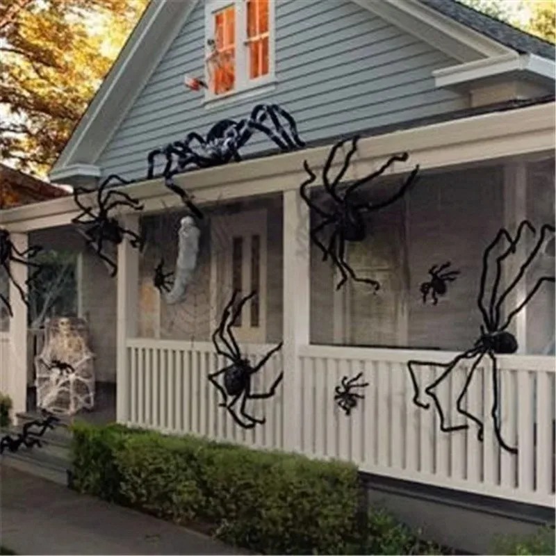Posable Black Halloween Spider thumbnail 16