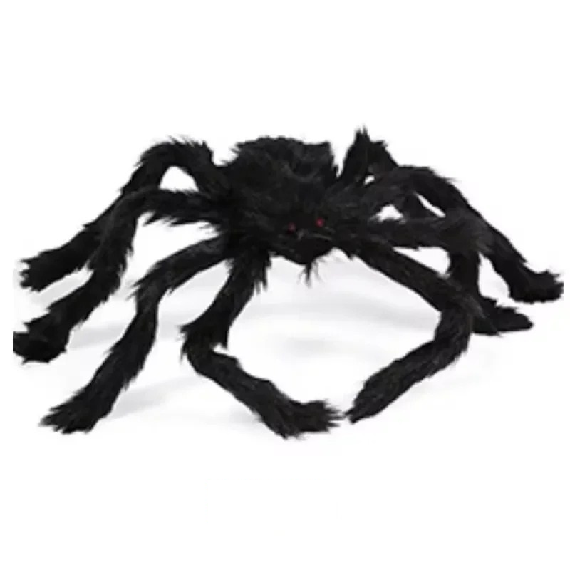 Posable Black Halloween Spider thumbnail 2