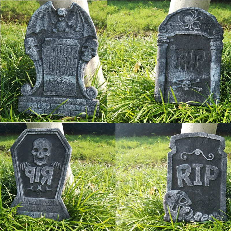 Halloween Foam RIP Tombstones — 4 Pack thumbnail 3