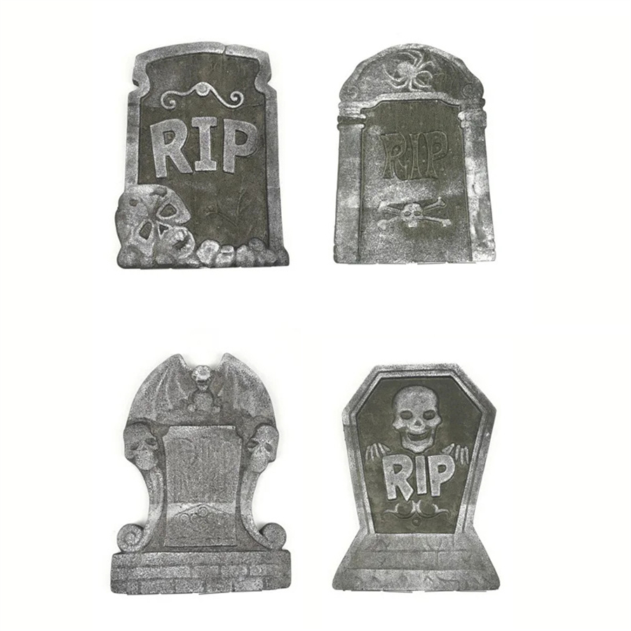 Halloween Foam RIP Tombstones — 4 Pack thumbnail 2